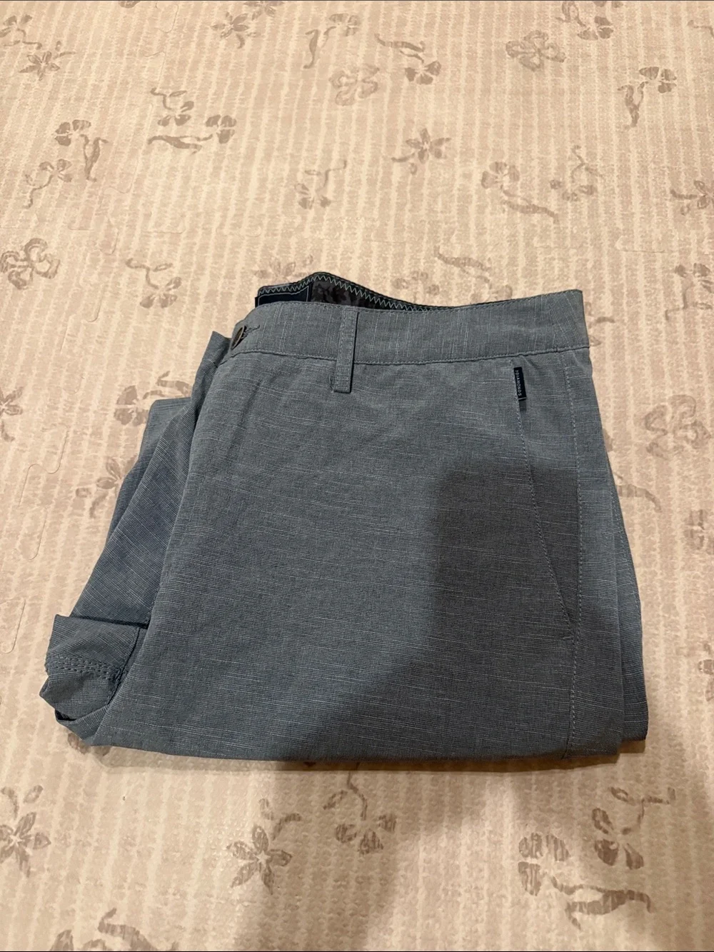 7 Diamonds Men's Slate Blue Athletic Shorts